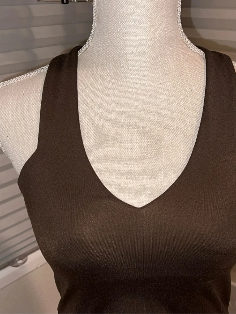 ALO Yoga Airbrush Real Bra Tank Brown